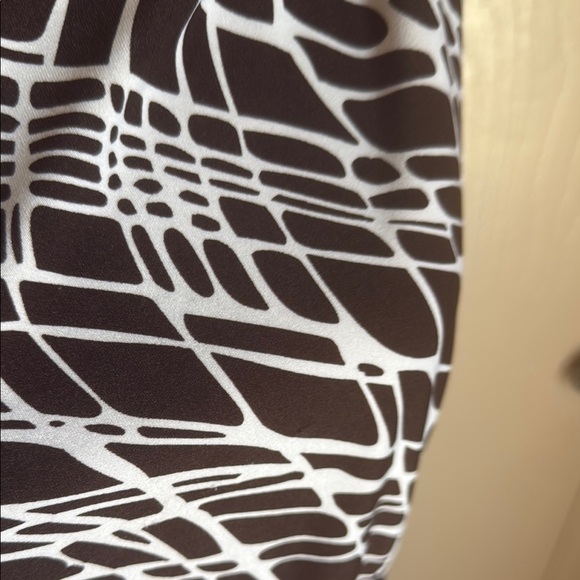 Perceptions Brown and White Sheath Dress Sleeveless - Picture 3 of 5